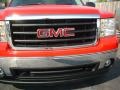 2008 Fire Red GMC Sierra 1500 SLE Crew Cab  photo #2