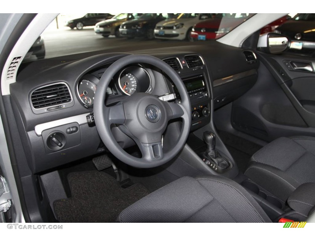 Titan Black Interior 2013 Volkswagen Golf 4 Door Photo #69541134