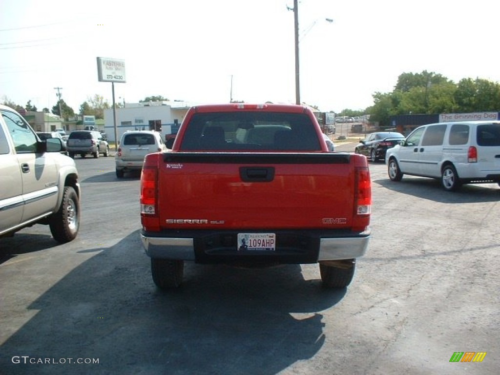 2008 Sierra 1500 SLE Crew Cab - Fire Red / Ebony photo #6