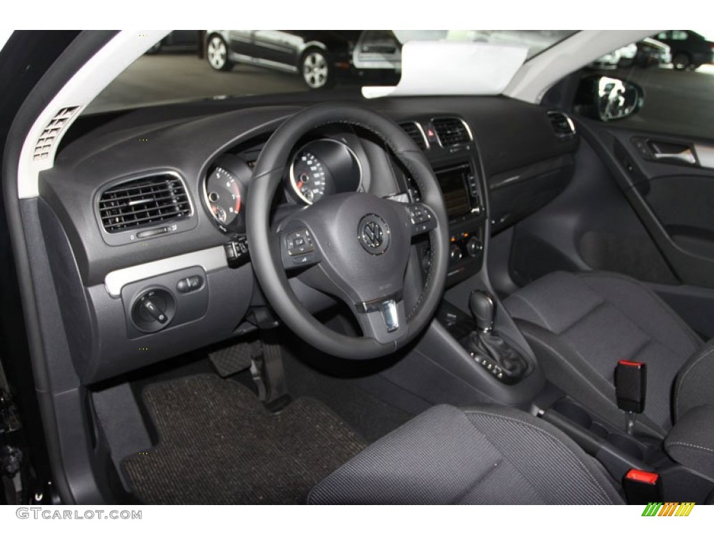Titan Black Interior 2013 Volkswagen Golf 4 Door Photo #69541356