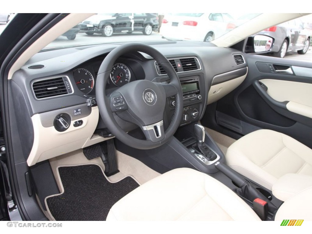 Cornsilk Beige Interior 2013 Volkswagen Jetta TDI Sedan Photo #69542514