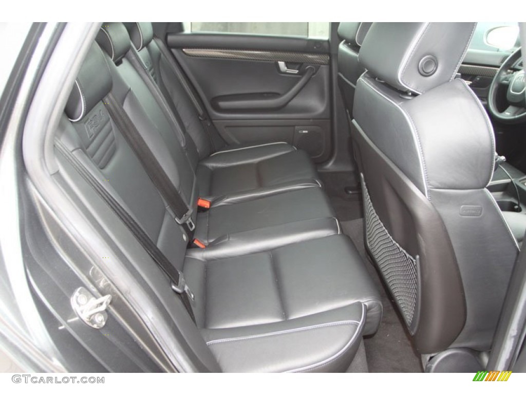 2007 RS4 4.2 quattro Sedan - Daytona Grey Pearl Effect / Black photo #32