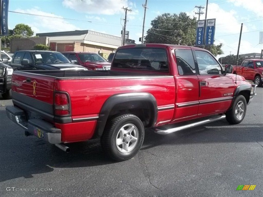 1996 Ram 1500 SLT Extended Cab - Flame Red / Gray photo #3
