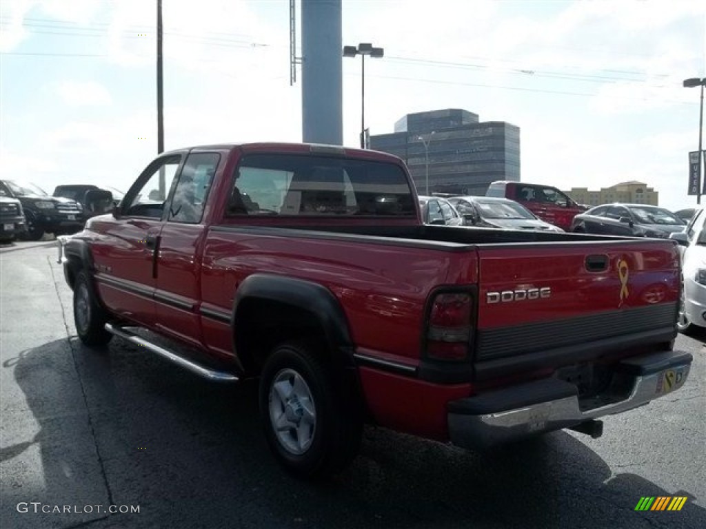 1996 Ram 1500 SLT Extended Cab - Flame Red / Gray photo #5
