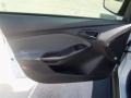 Charcoal Black 2013 Ford Focus S Sedan Door Panel