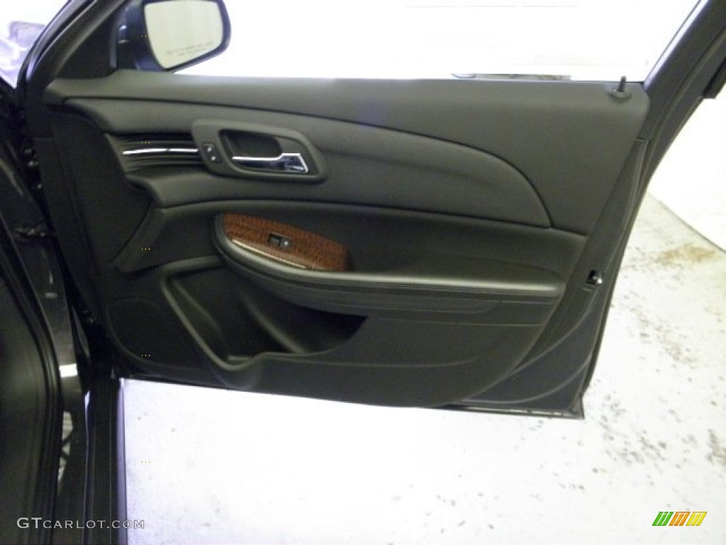 2013 Chevrolet Malibu LT Jet Black Door Panel Photo #69545736