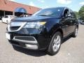 2010 Crystal Black Pearl Acura MDX   photo #1