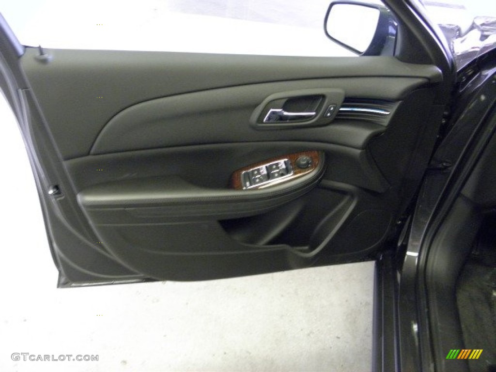2013 Chevrolet Malibu LT Jet Black Door Panel Photo #69545820