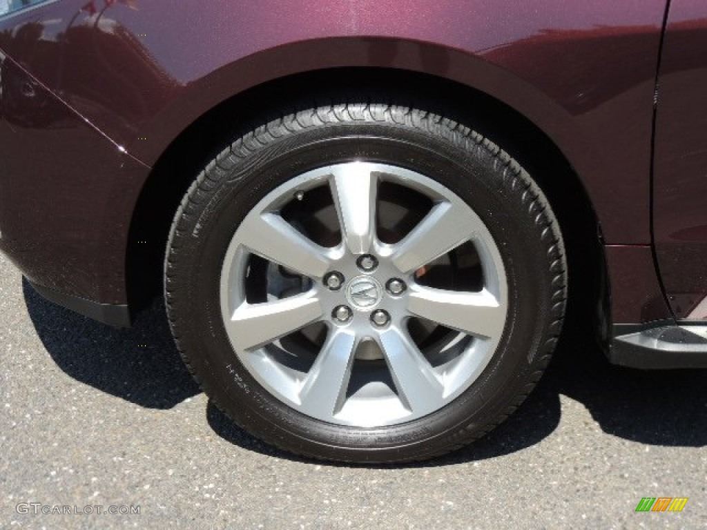 2010 ZDX AWD Technology - Dark Cherry Pearl / Ebony photo #3