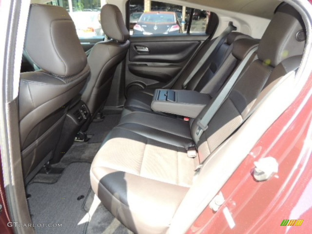 2010 Acura ZDX AWD Technology Rear Seat Photos