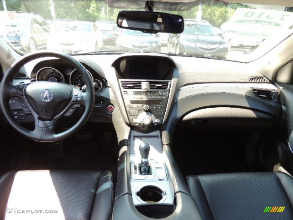 2010 Acura ZDX AWD Technology Ebony Dashboard Photo #69548145