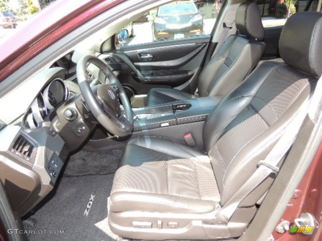 Ebony Interior 2010 Acura ZDX AWD Technology Photo #69548172