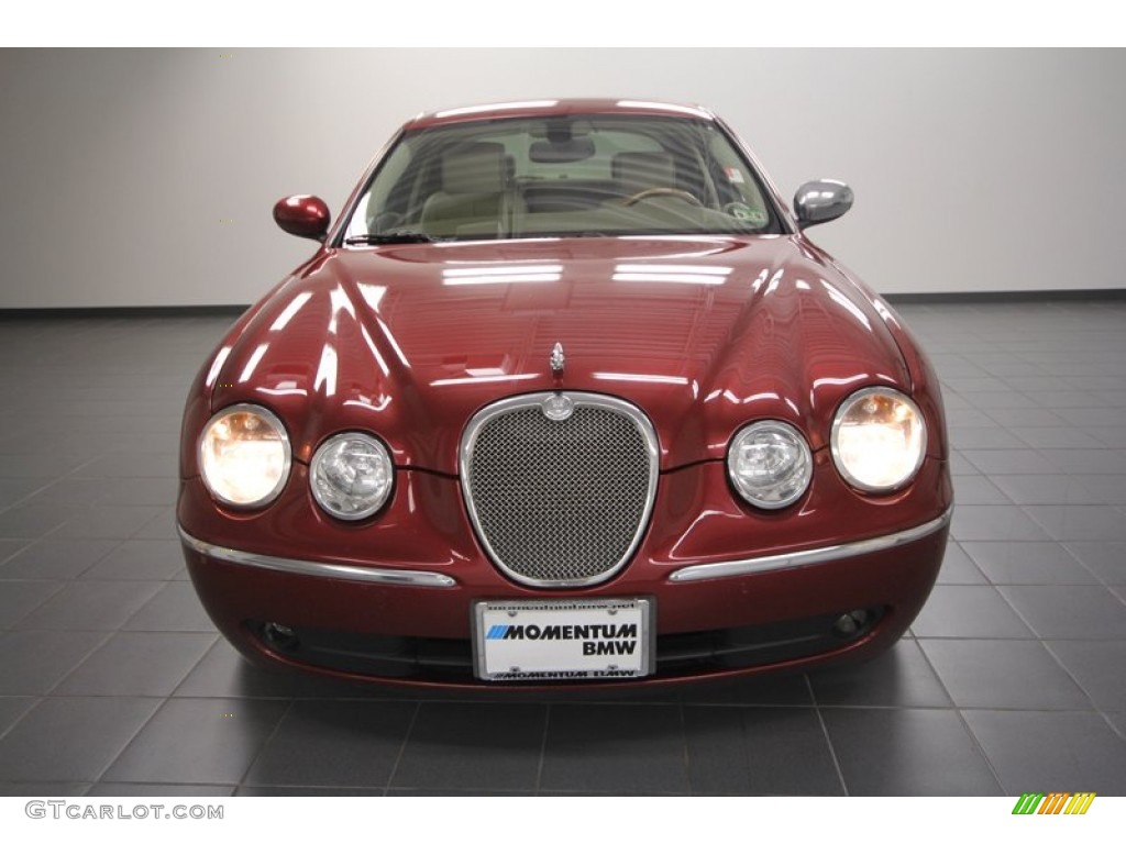 2006 S-Type 3.0 - Radiance Red Metallic / Champagne photo #6