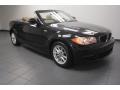 2011 Jet Black BMW 1 Series 128i Convertible  photo #1