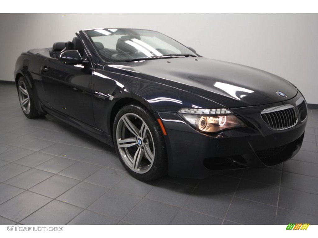 2009 M6 Convertible - Black Sapphire Metallic / Black Merino Leather photo #1