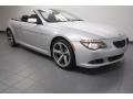 2009 Titanium Silver Metallic BMW 6 Series 650i Convertible  photo #1