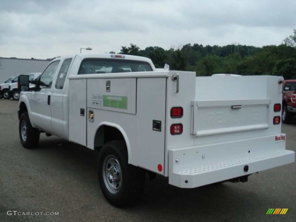 Oxford White 2012 Ford F350 Super Duty XL SuperCab 4x4 Commercial Exterior Photo #69551684