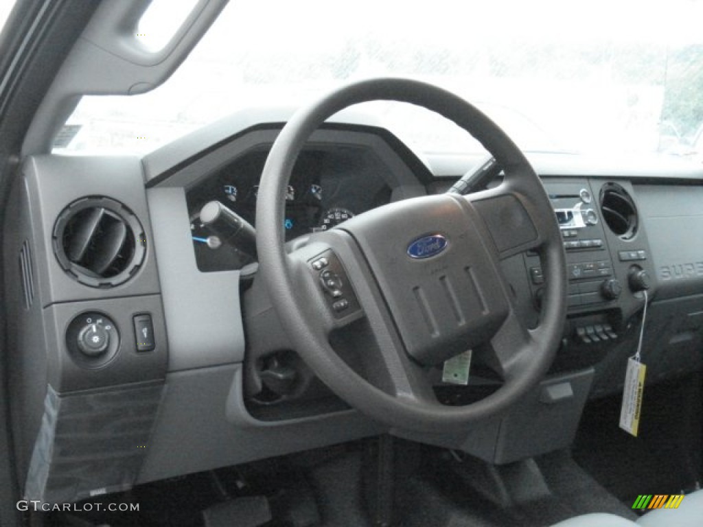 2012 Ford F350 Super Duty XL SuperCab 4x4 Commercial Steering Wheel Photos