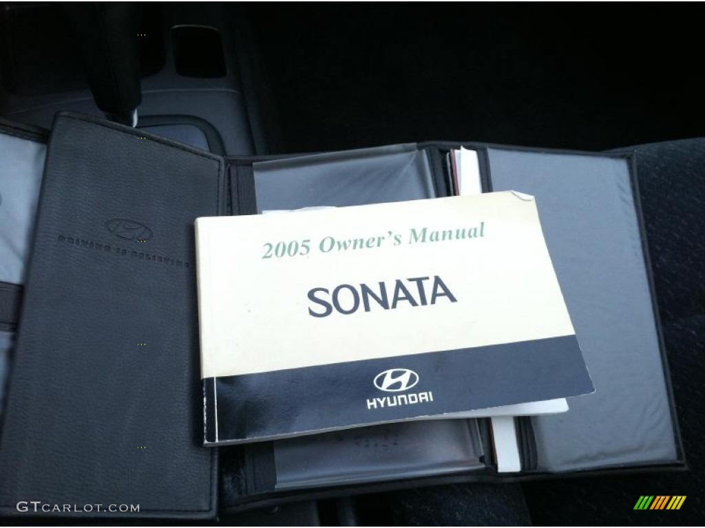 2005 Sonata GL - Bright Silver / Black photo #22