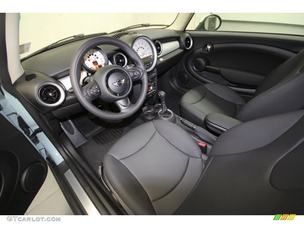 Carbon Black Interior 2013 Mini Cooper Hardtop Photo #69552393