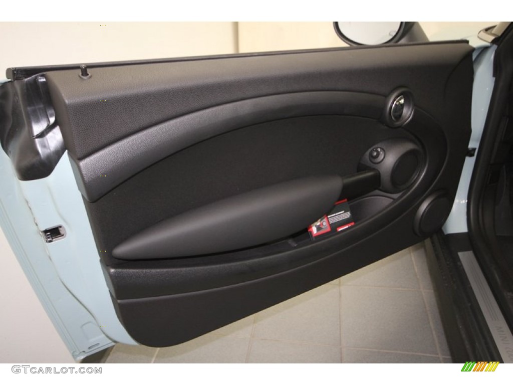2013 Mini Cooper Hardtop Carbon Black Door Panel Photo #69552411