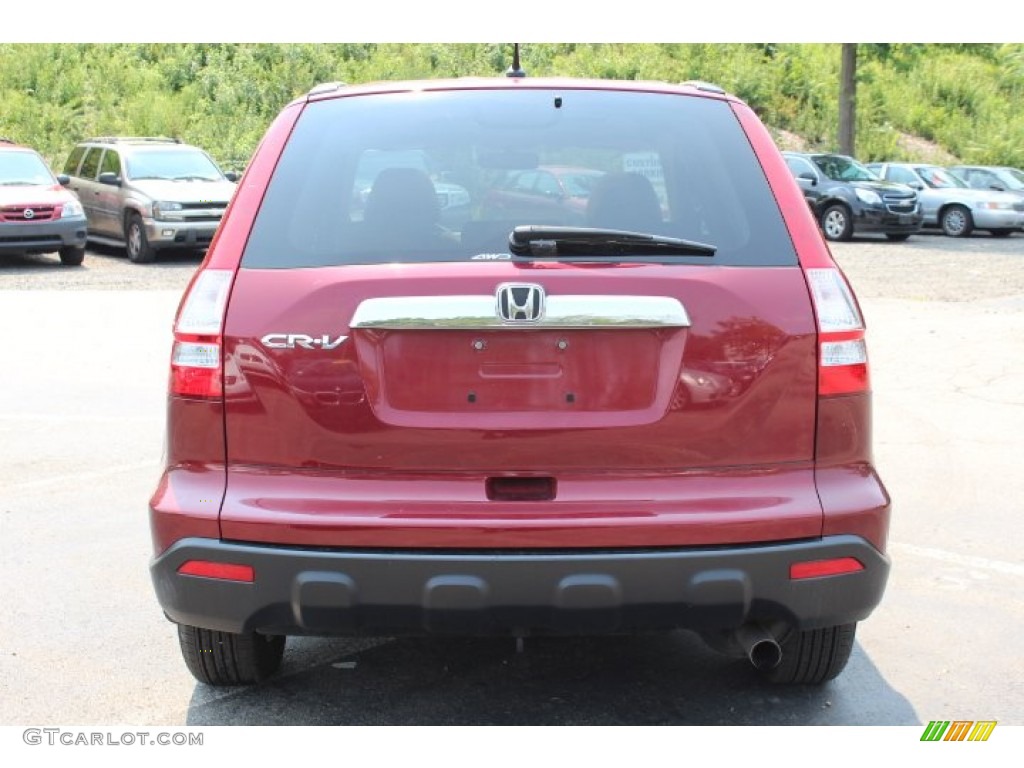 2009 CR-V EX 4WD - Tango Red Pearl / Gray photo #6