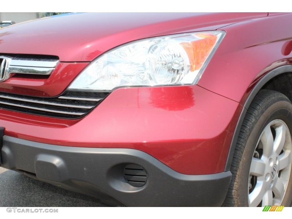 2009 CR-V EX 4WD - Tango Red Pearl / Gray photo #27
