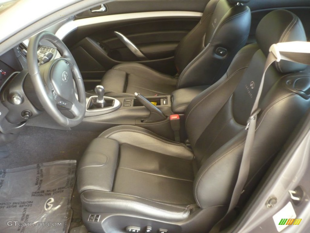 Graphite Interior 2008 Infiniti G 37 S Sport Coupe Photo #69553146