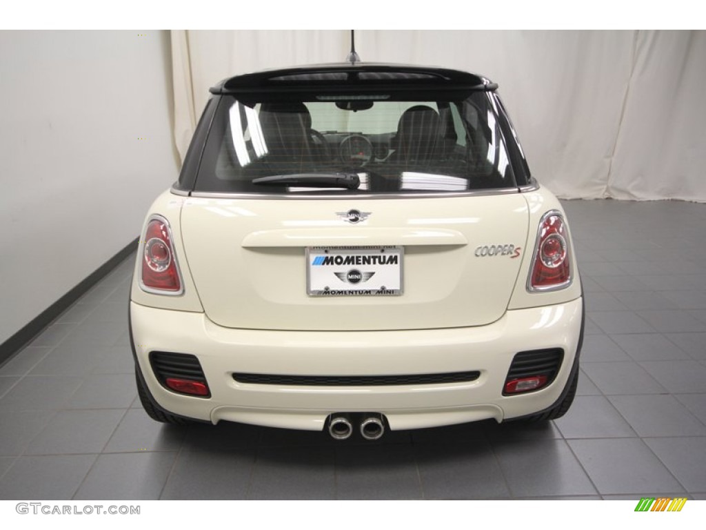 2013 Cooper S Hardtop - Pepper White / John Cooper Works Black Checkered Cloth photo #9