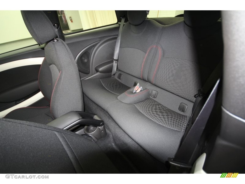 John Cooper Works Black Checkered Cloth Interior 2013 Mini Cooper S Hardtop Photo #69553902