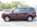 2011 Dark Cherry Pearl Honda Pilot EX 4WD  photo #8