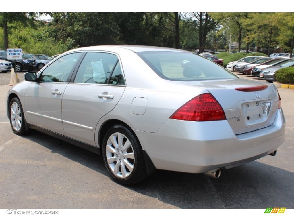 2006 Accord LX V6 Sedan - Alabaster Silver Metallic / Gray photo #7