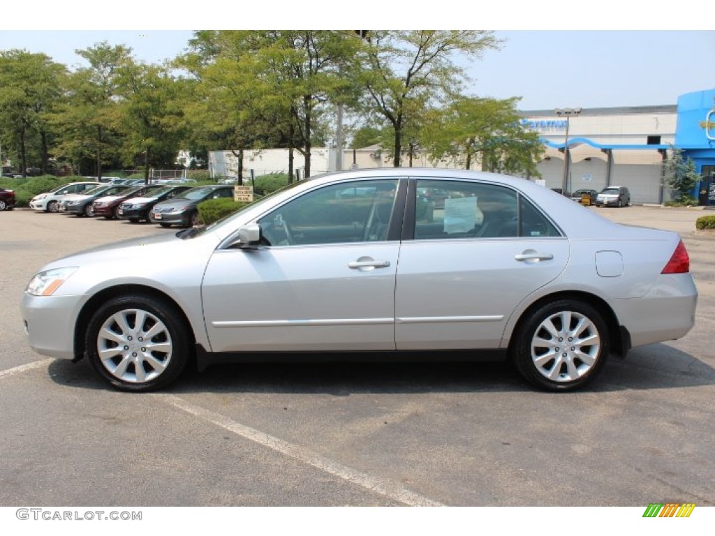 2006 Accord LX V6 Sedan - Alabaster Silver Metallic / Gray photo #8