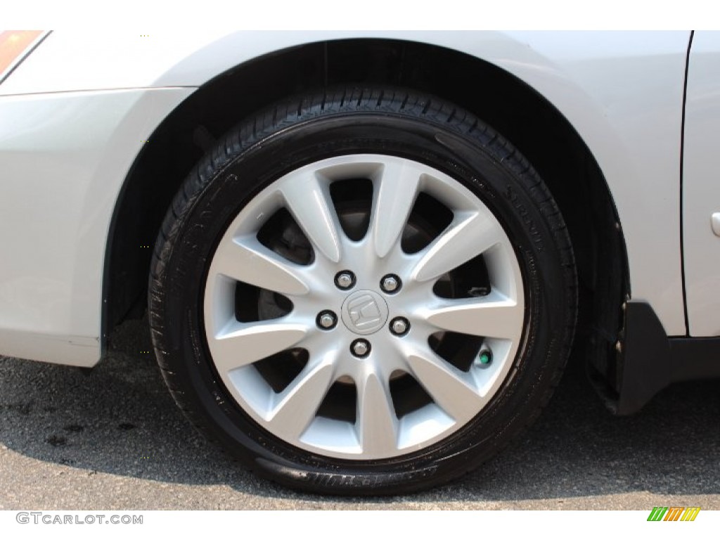 2006 Accord LX V6 Sedan - Alabaster Silver Metallic / Gray photo #27