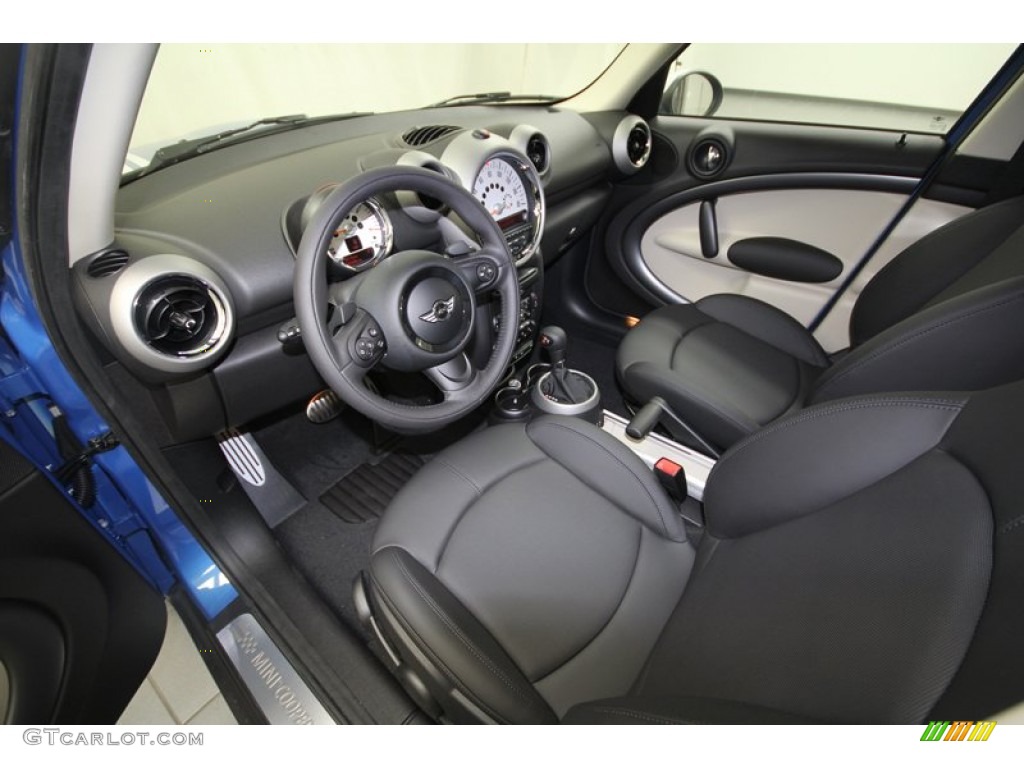 Carbon Black Interior 2012 Mini Cooper S Countryman Photo #69554517
