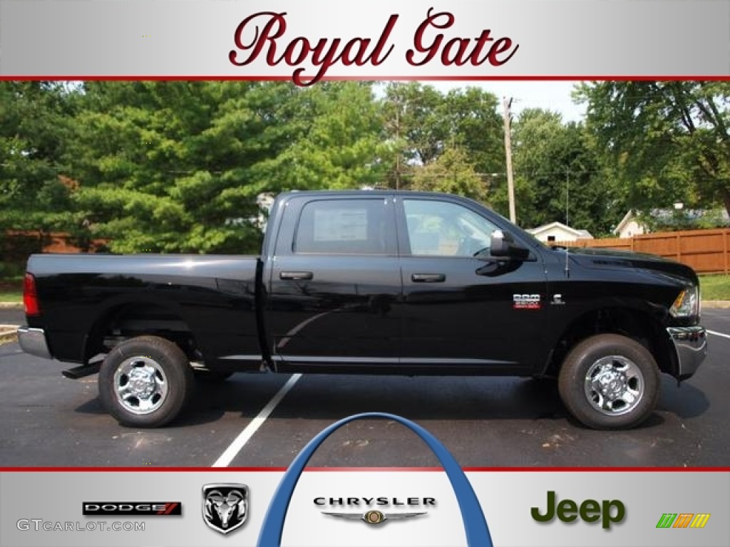 2012 Ram 2500 HD ST Crew Cab 4x4 - Black / Dark Slate/Medium Graystone photo #1