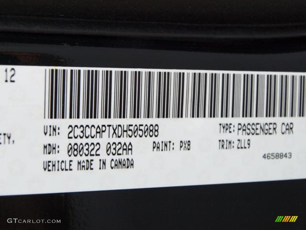 2013 300 Color Code PX8 for Gloss Black Photo #69554871