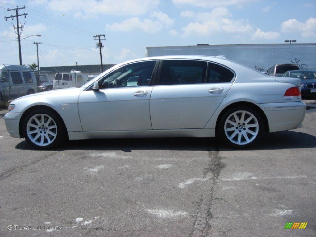 Titanium Silver Metallic 2004 BMW 7 Series 745Li Sedan Exterior Photo #69555268