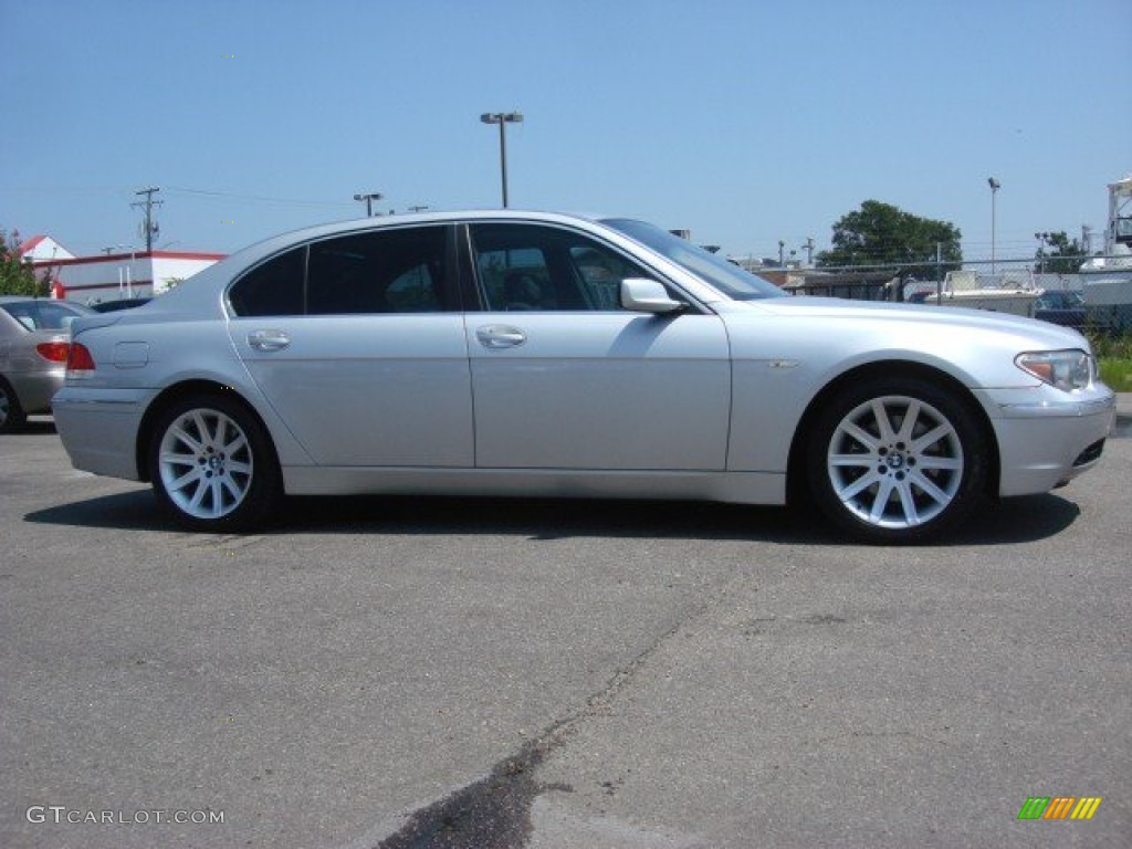 Titanium Silver Metallic 2004 BMW 7 Series 745Li Sedan Exterior Photo #69555303