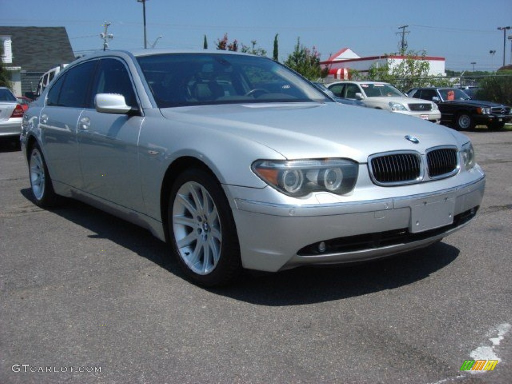 Titanium Silver Metallic 2004 BMW 7 Series 745Li Sedan Exterior Photo #69555318