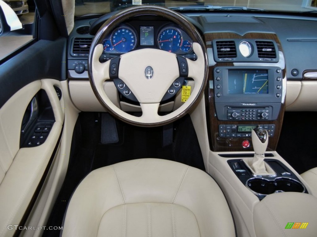 2011 Maserati Quattroporte S Sabbia Dashboard Photo #69555330
