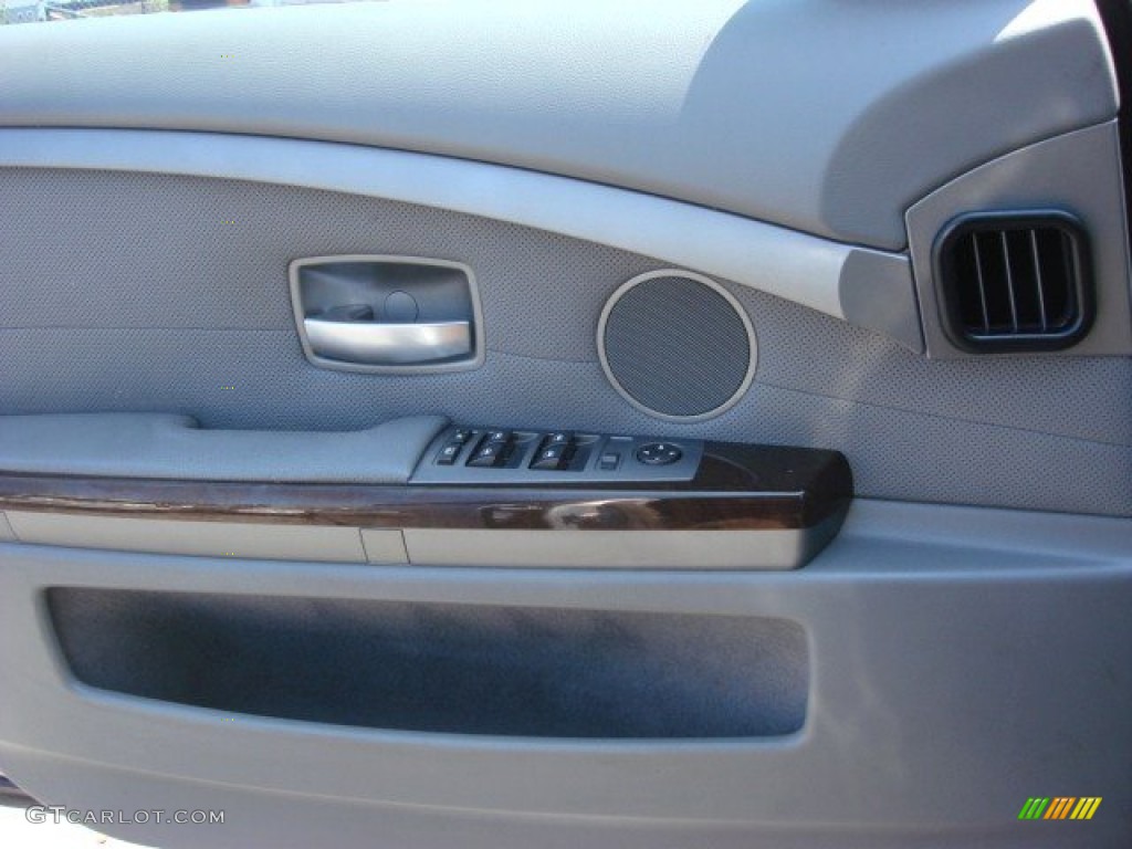 2004 7 Series 745Li Sedan - Titanium Silver Metallic / Basalt Grey/Flannel Grey photo #15