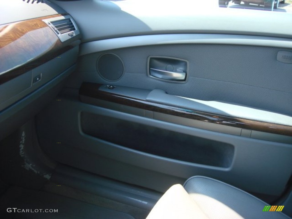 2004 7 Series 745Li Sedan - Titanium Silver Metallic / Basalt Grey/Flannel Grey photo #20