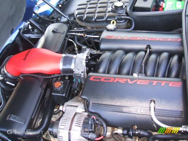 2002 Corvette Convertible - Electron Blue Metallic / Light Oak photo #12