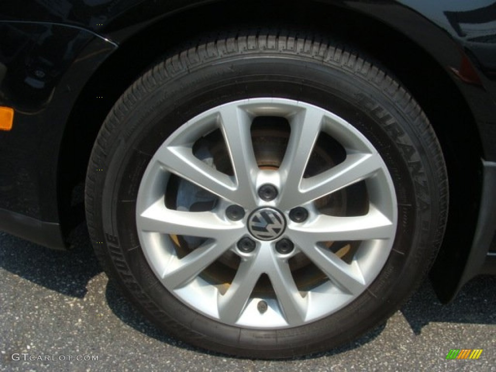 2010 Jetta SE Sedan - Black / Cornsilk Beige photo #15