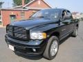 2004 Black Dodge Ram 1500 SLT Quad Cab 4x4  photo #2