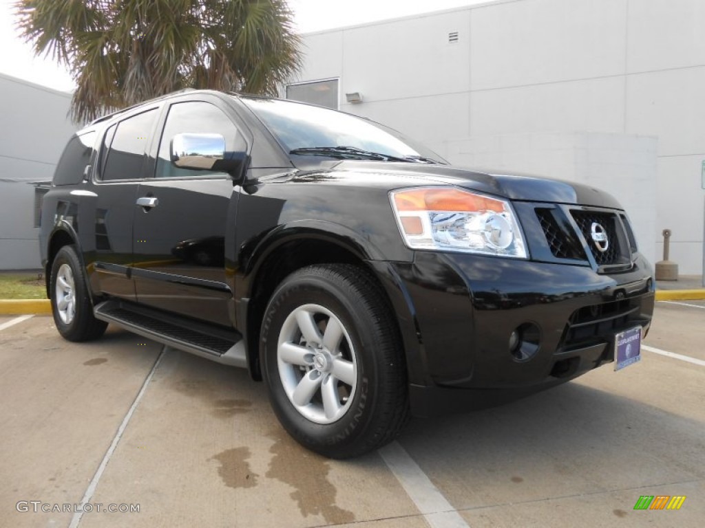 Galaxy Black Nissan Armada