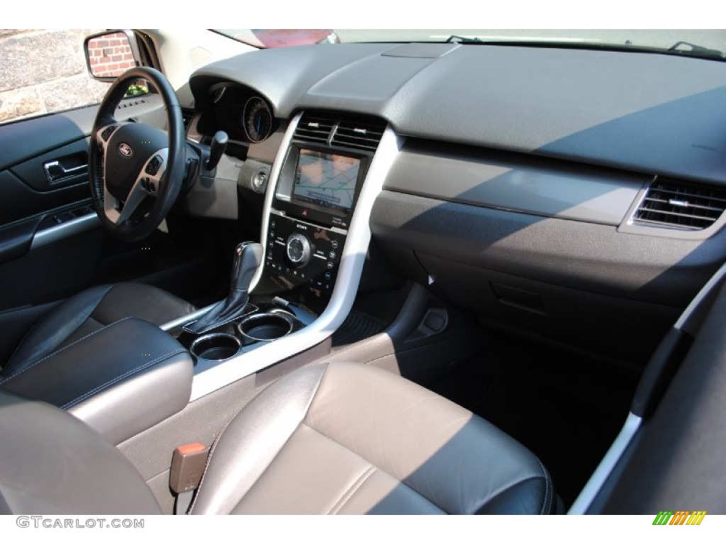 2011 Ford Edge Sport AWD Charcoal Black/Silver Smoke Metallic Dashboard Photo #69558141