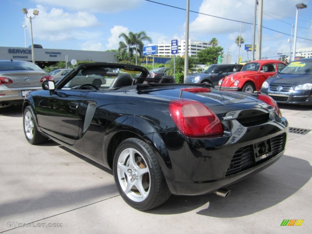 2001 MR2 Spyder Roadster - Black / Black photo #3