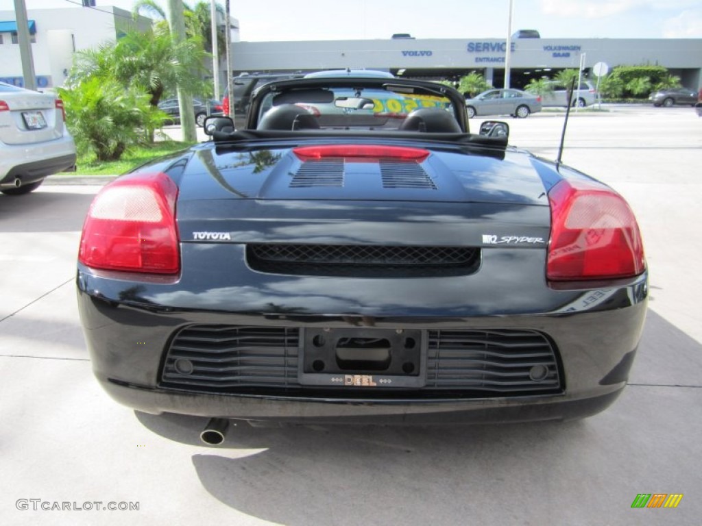 2001 MR2 Spyder Roadster - Black / Black photo #4
